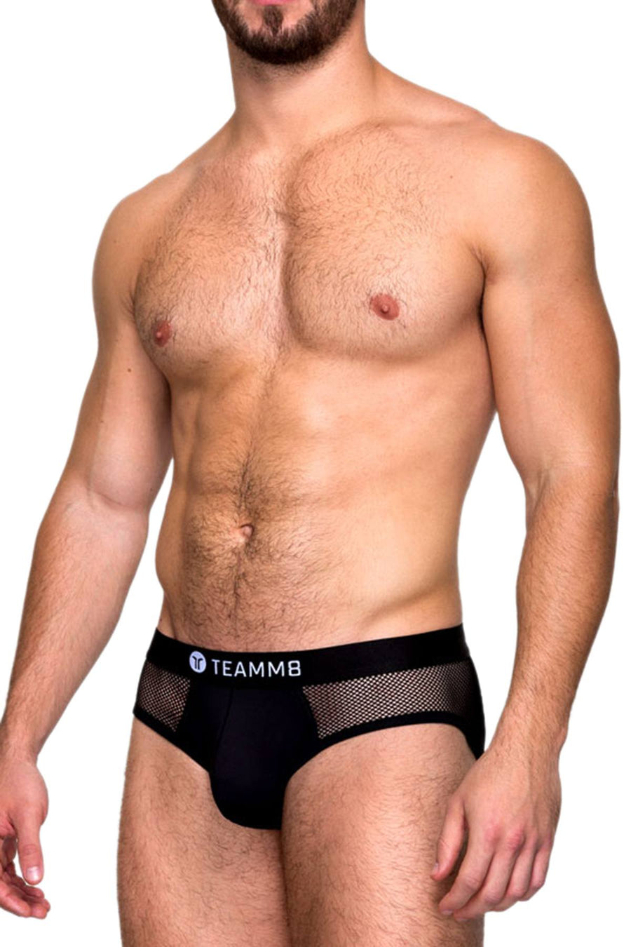Teamm8 Black Mesh Brief