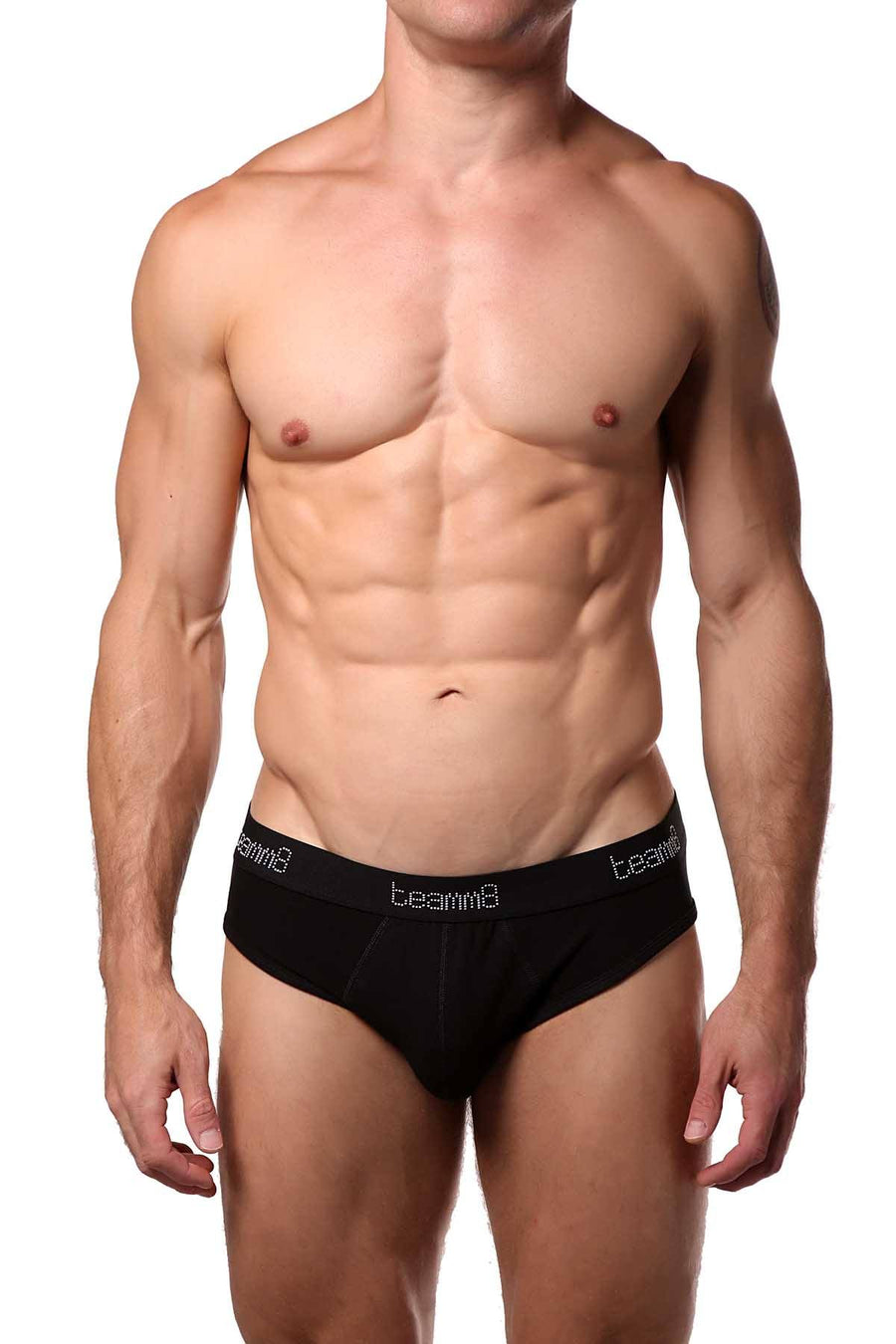 Teamm8 Black Super-Low Brief