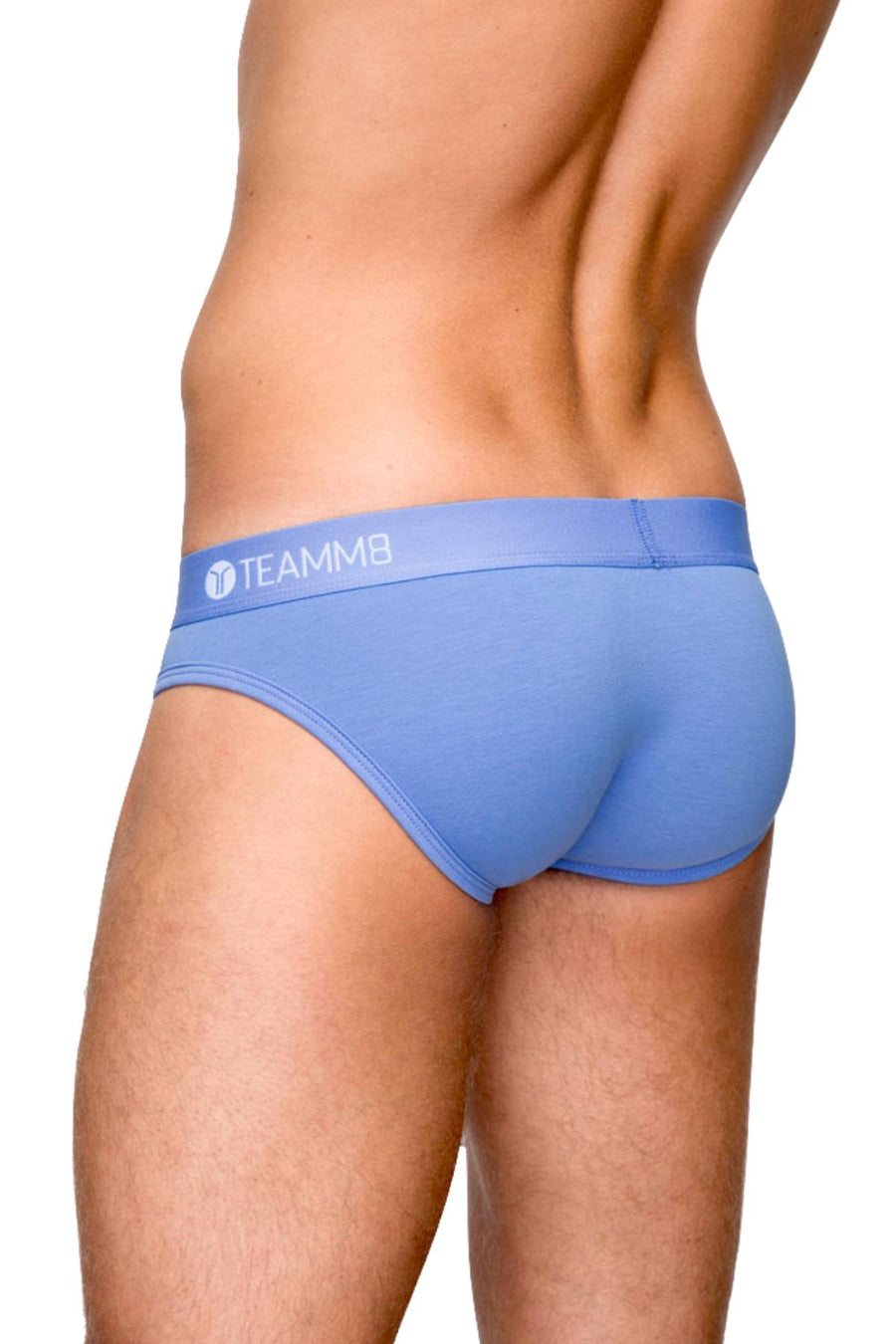 Teamm8 Cornflower-Blue Super-Low Brief