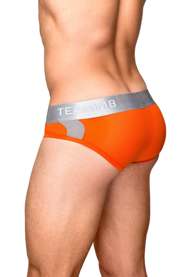 Teamm8 Orange Aerial Mesh Brief
