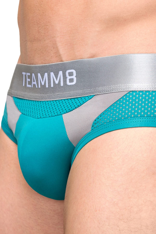 Teamm8 Teal Aerial Mesh Brief