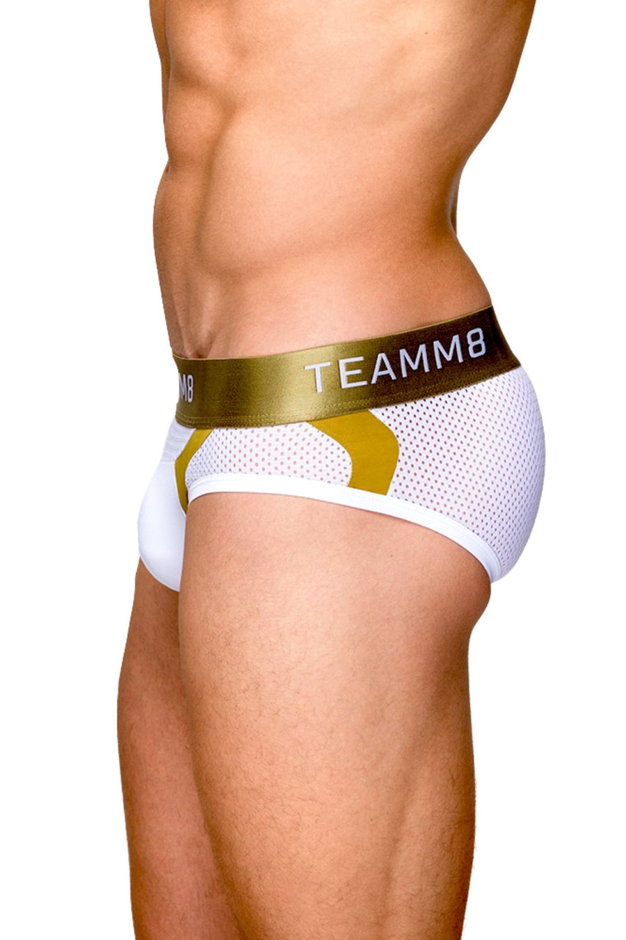 Teamm8 White Aerial Mesh Brief