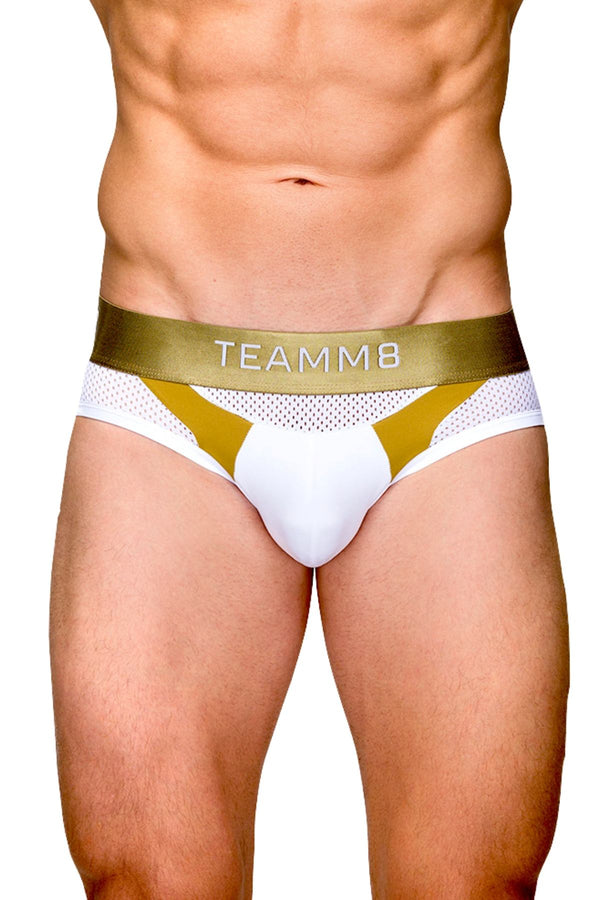 Teamm8 White Aerial Mesh Brief