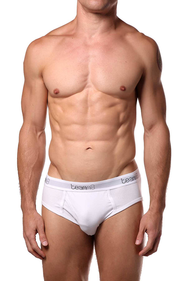 Teamm8 White Classic Brief