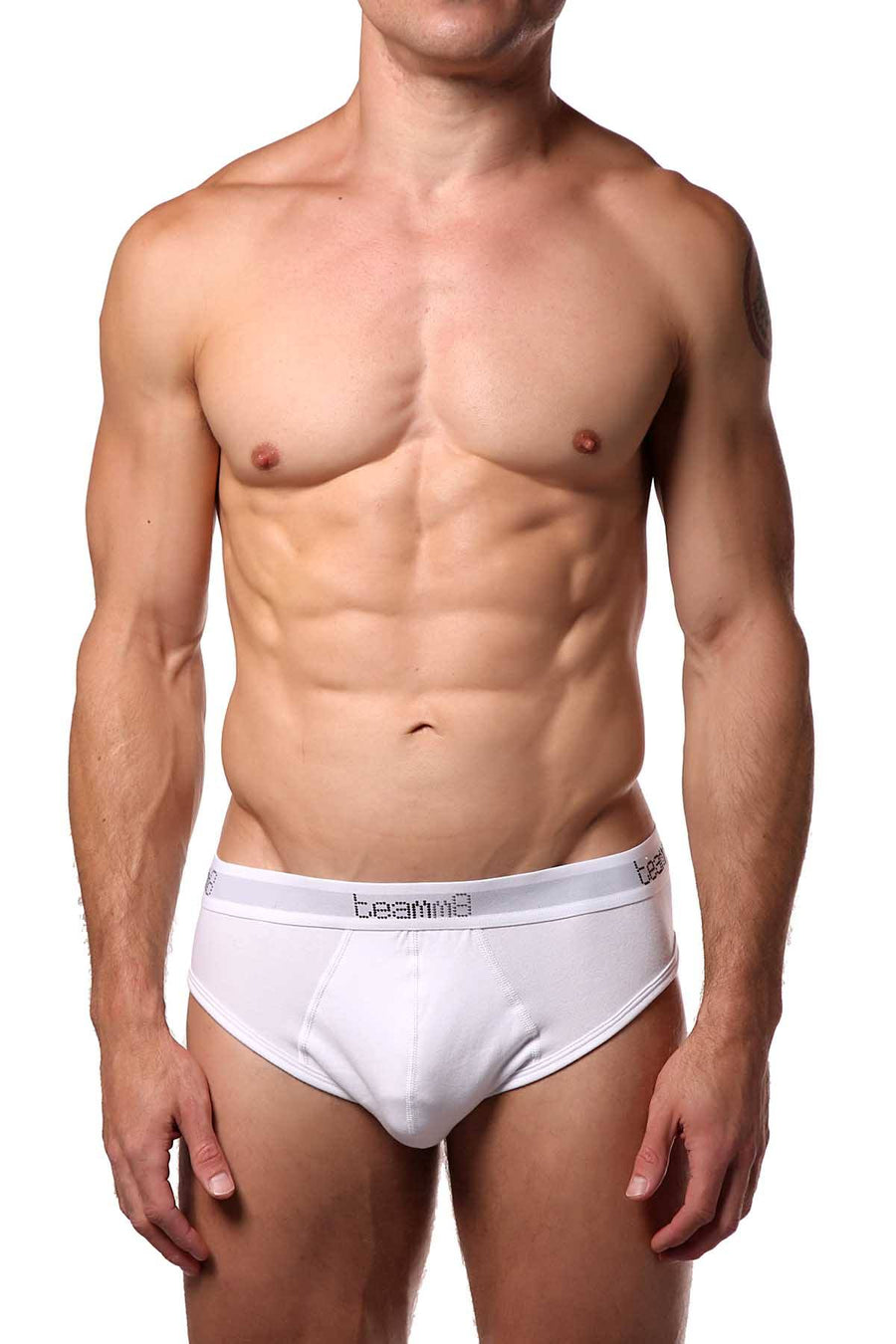 Teamm8 White Super-Low Brief