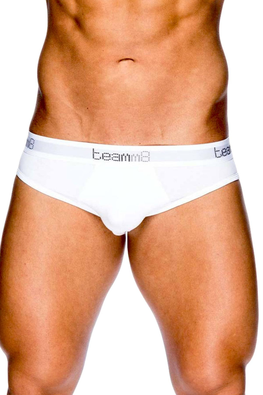 Teamm8 White Super-Low Brief