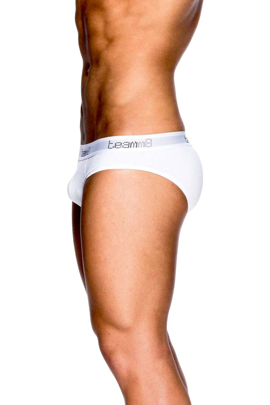 Teamm8 White Super-Low Brief