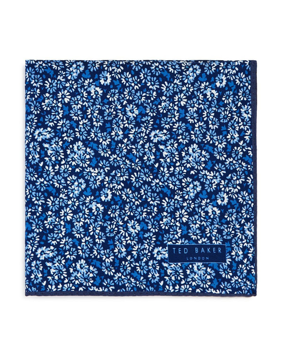 Ted Baker Ditsy Flower Pocket Square Light Blue