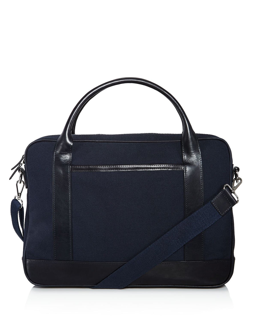 The Men's Store Slim Briefcase Navy