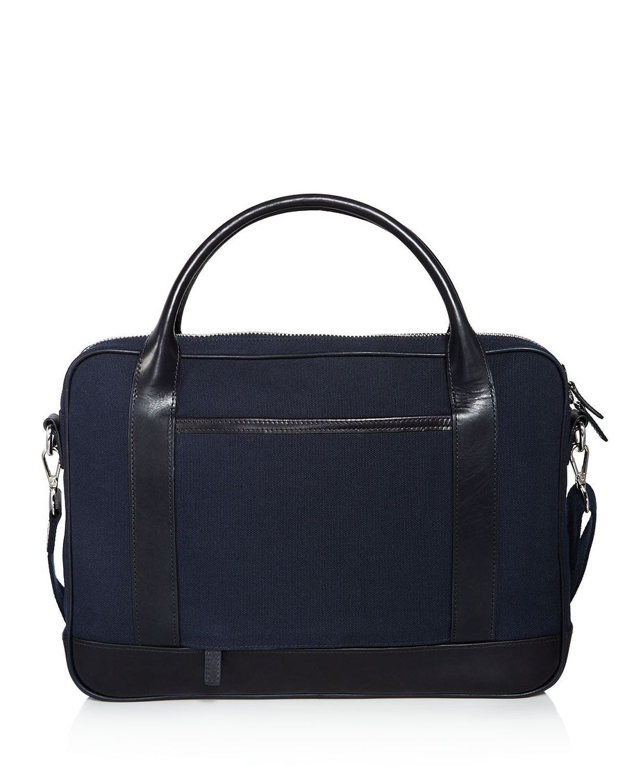 The Men's Store Slim Briefcase Navy