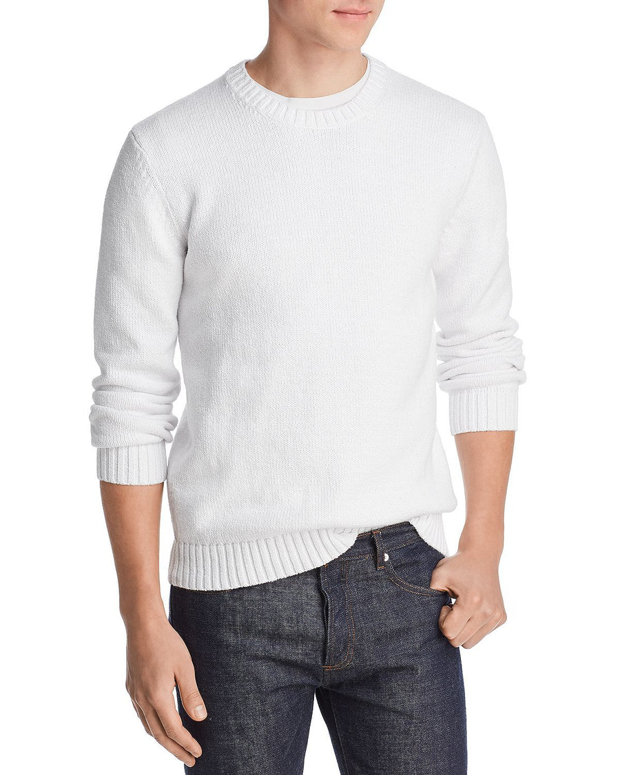 The Men's Store Slub-knit Sweater White