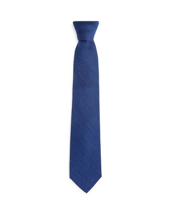 The Men's Store Textured Dot Silk Classic Tie Blue/Pink