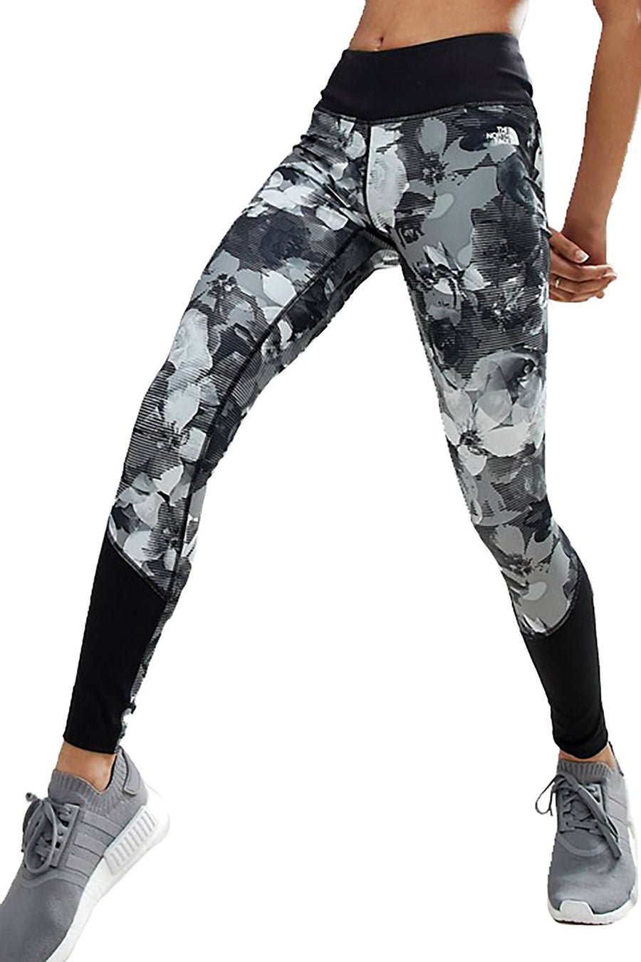 The North Face Black Printed Pulse Mid-Rise Tight
