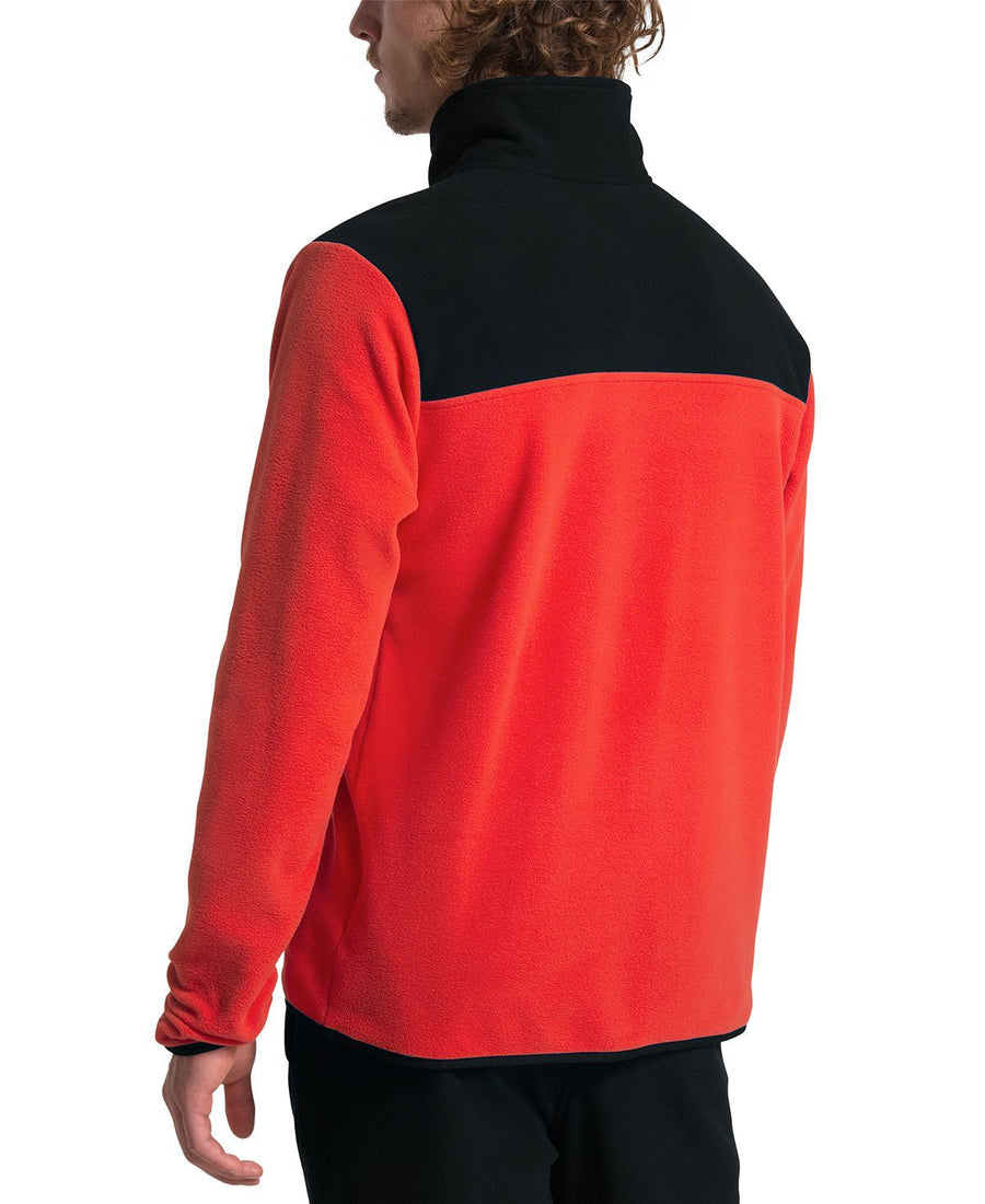 The North Face Tka Glacier Quarter-zip Fleece Fiery Red/tnf Black