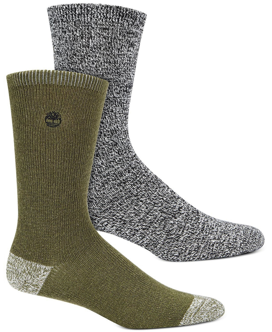 Timberland 2-pk. Marled Boot SocksDark Green