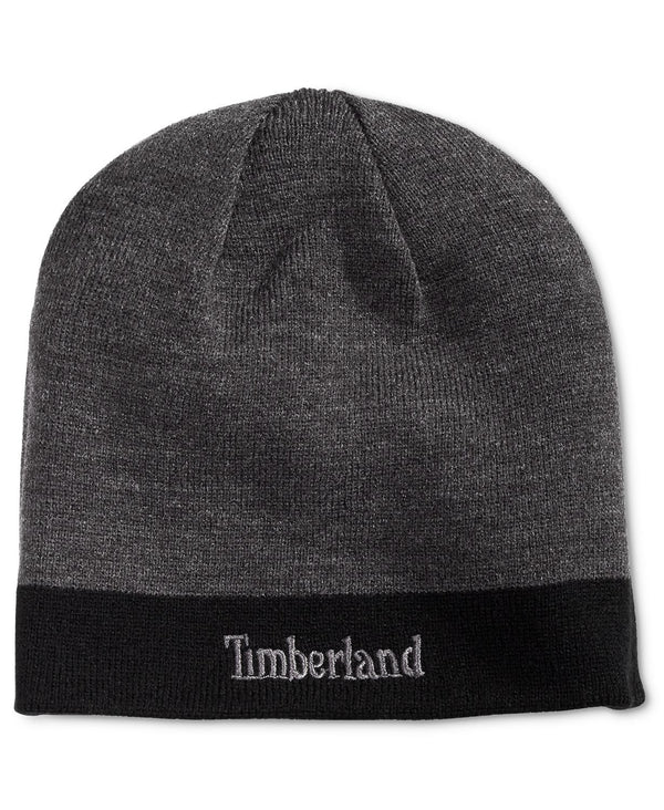 Timberland Reversible Logo Beanie Black