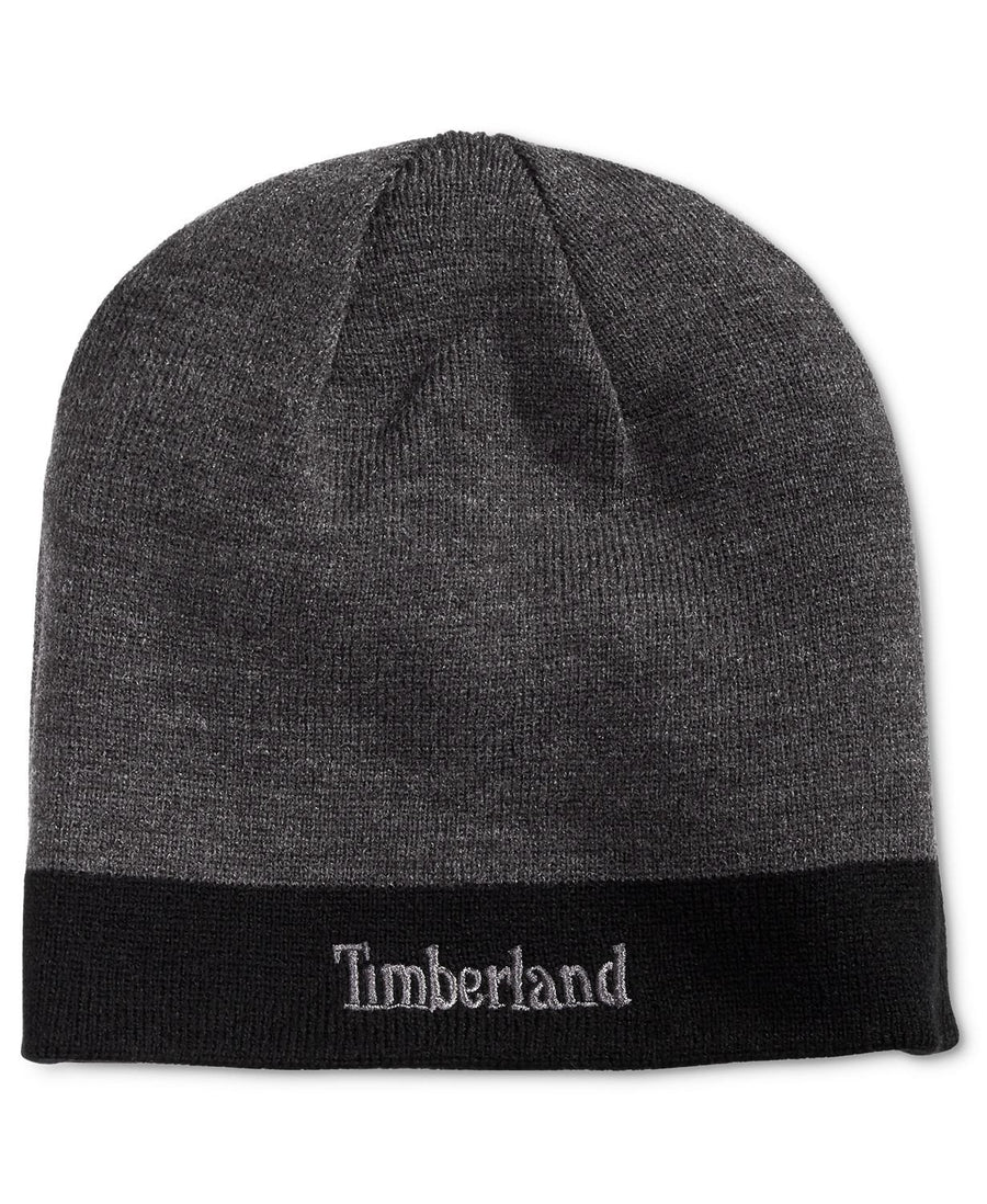 Timberland Reversible Logo Beanie Black