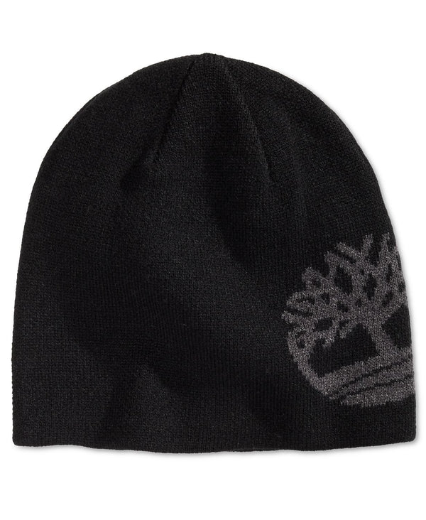 Timberland Reversible Logo Beanie Black