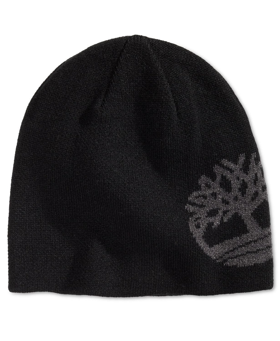 Timberland Reversible Logo Beanie Black