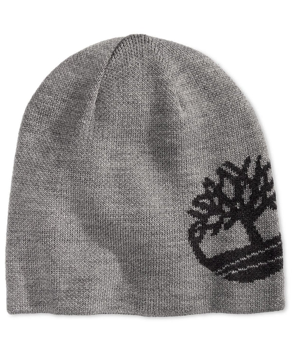 Timberland Reversible Logo Beanie Grey/Black