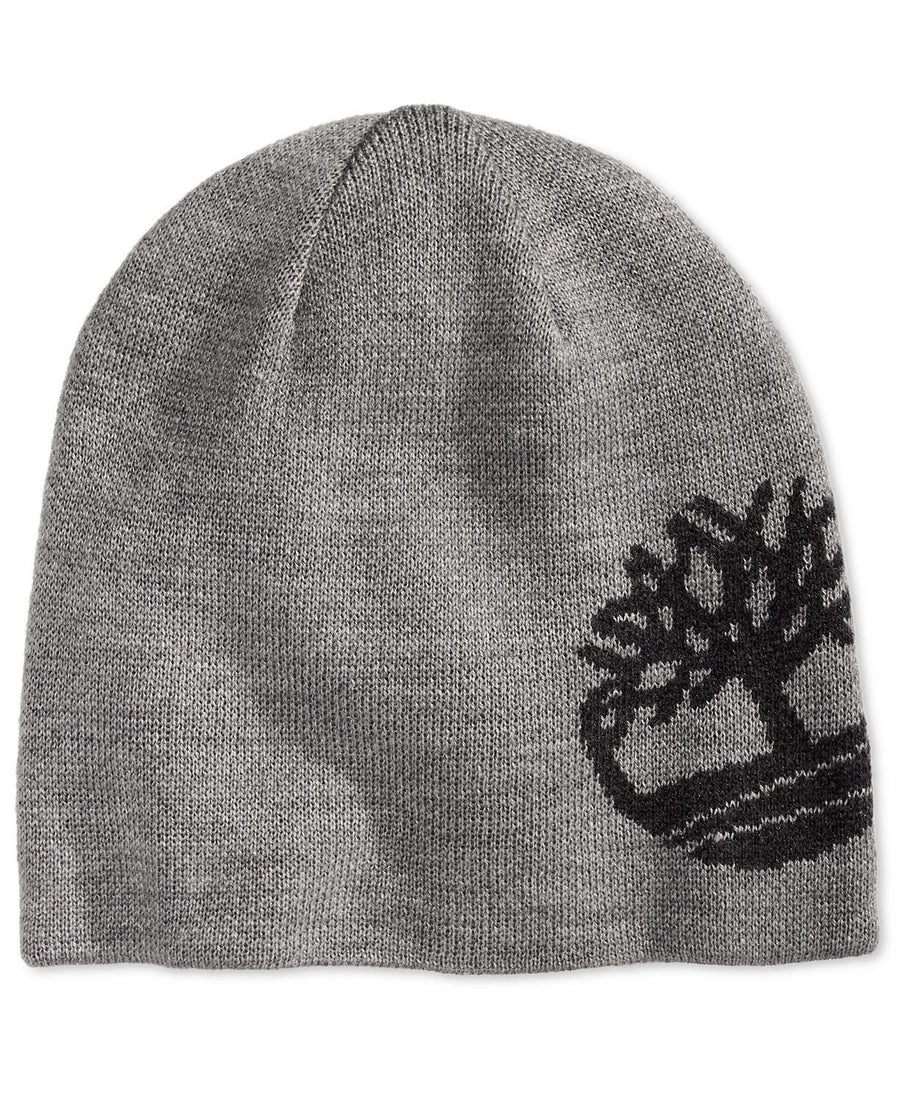 Timberland Reversible Logo Beanie Grey/Black