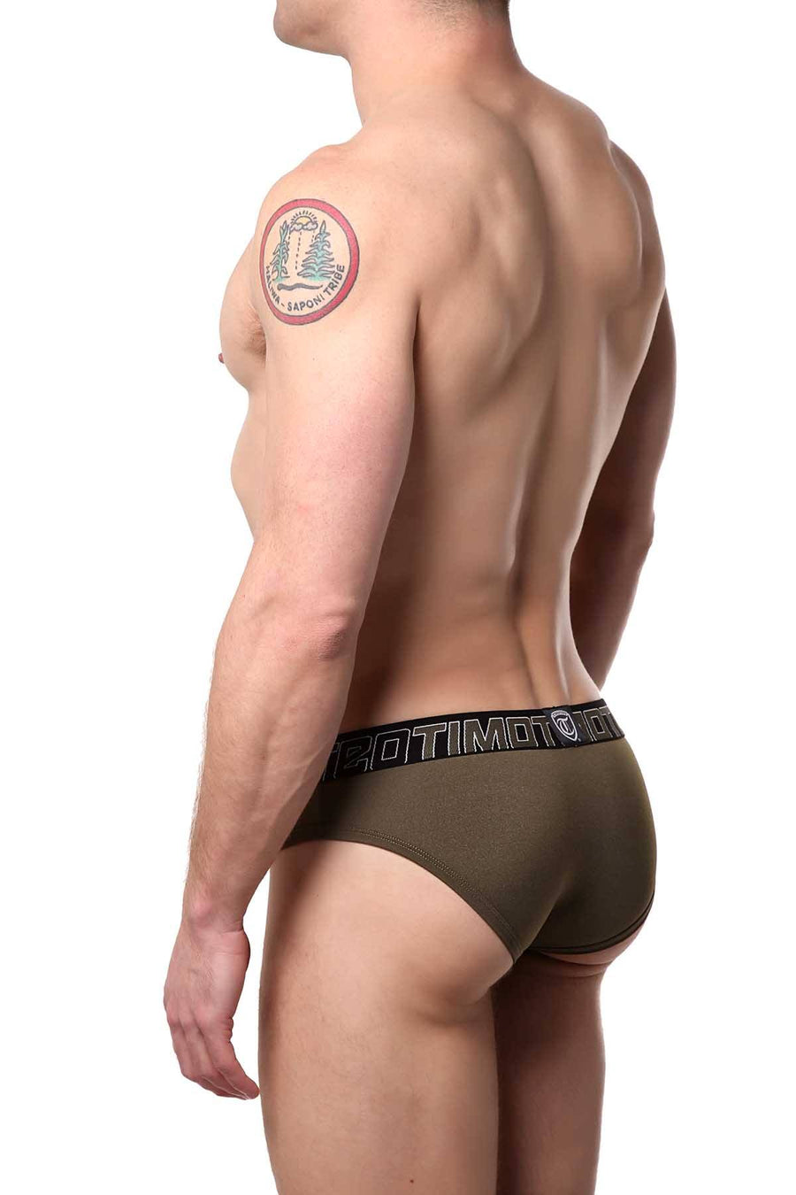 Timoteo Army-Green Aero-Tech Brief