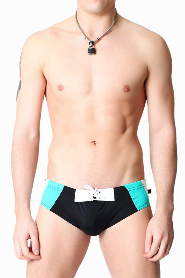 Timoteo Black Pacifica Swim Brief