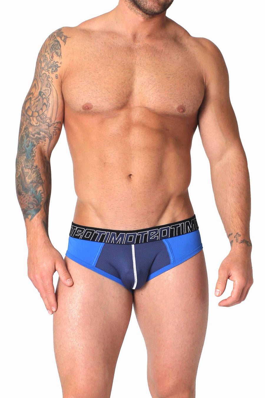 Timoteo Blue Aero-Tech Jock-Brief