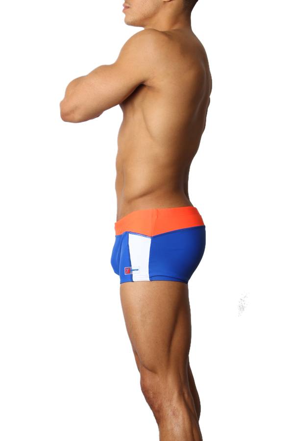 Timoteo Blue Freestyle Swim Trunk
