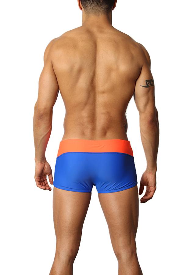 Timoteo Blue Freestyle Swim Trunk