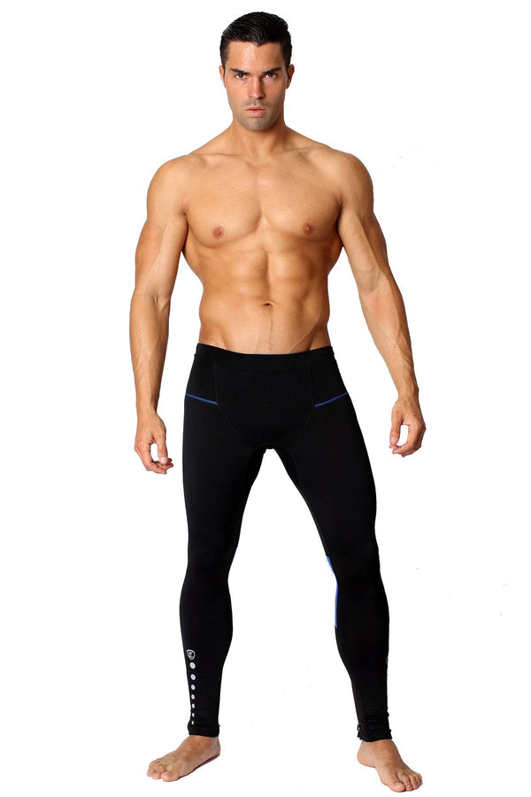 Timoteo Blue Power Stretch Legging