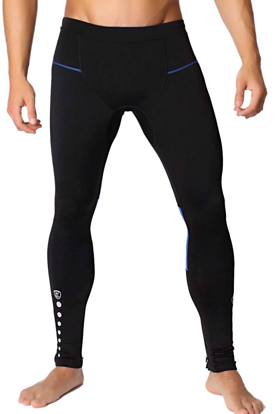 Timoteo Blue Power Stretch Legging