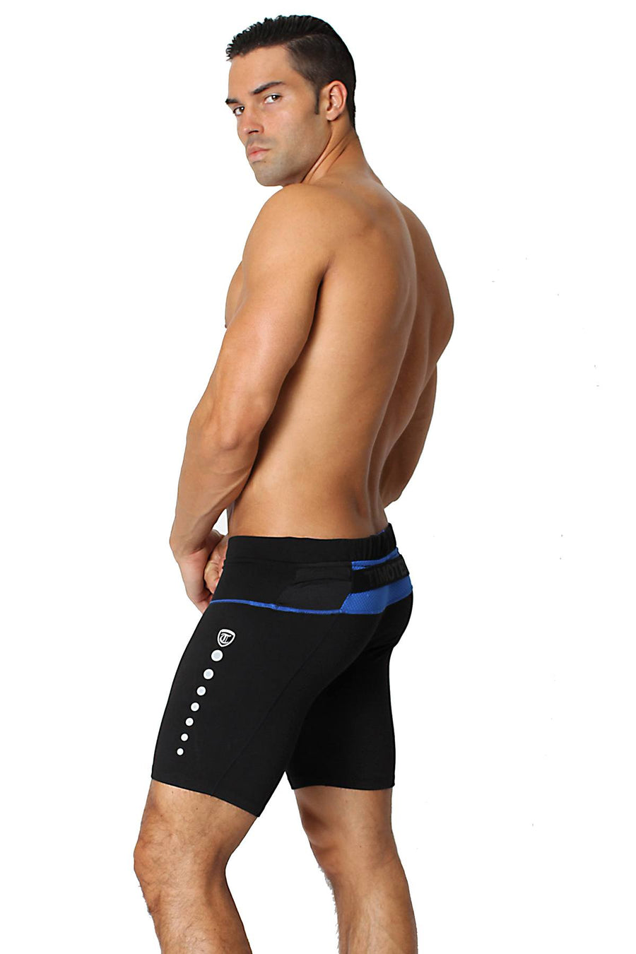 Timoteo Blue Power Stretch Short