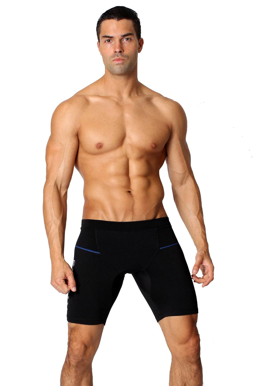 Timoteo Blue Power Stretch Short