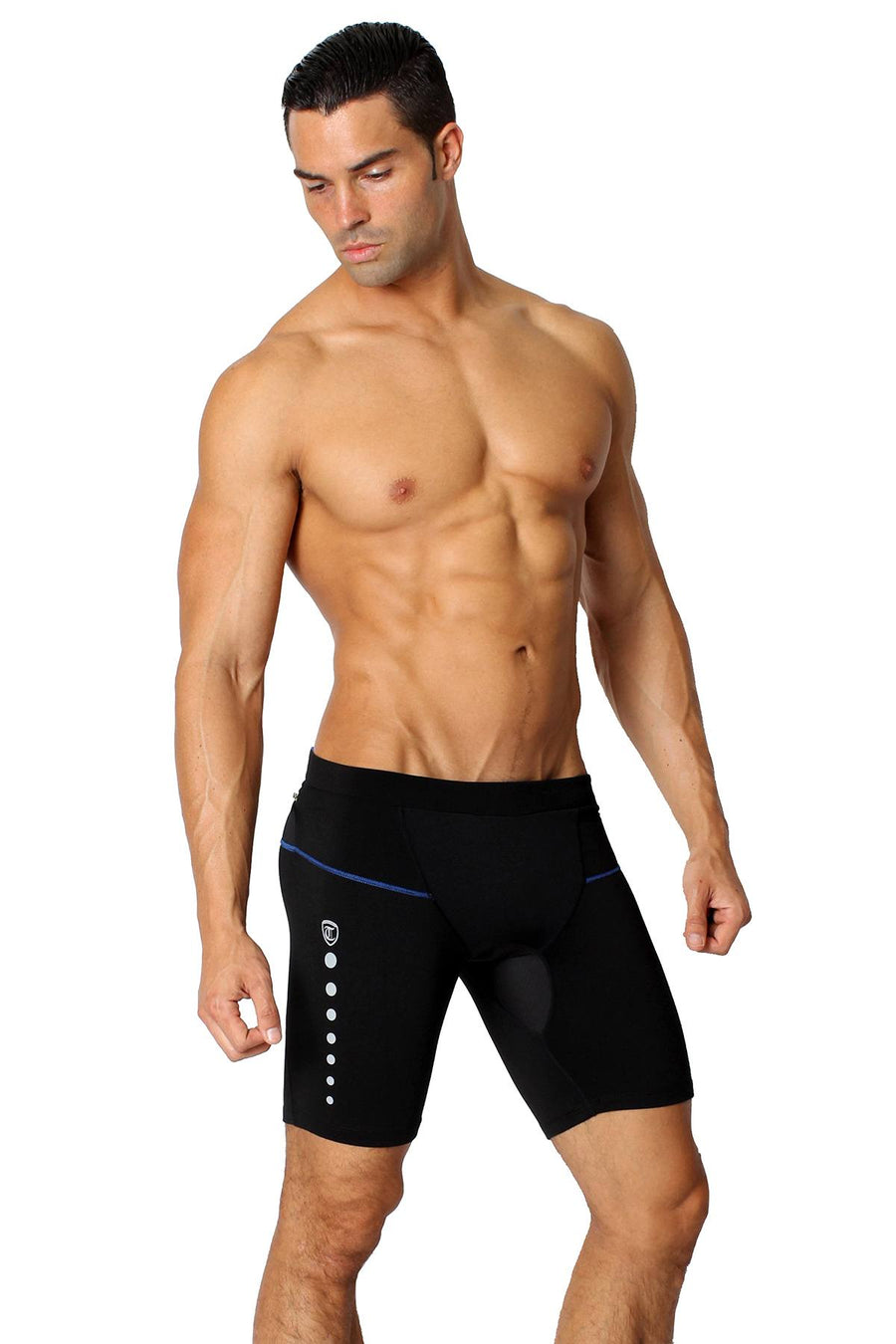Timoteo Blue Power Stretch Short