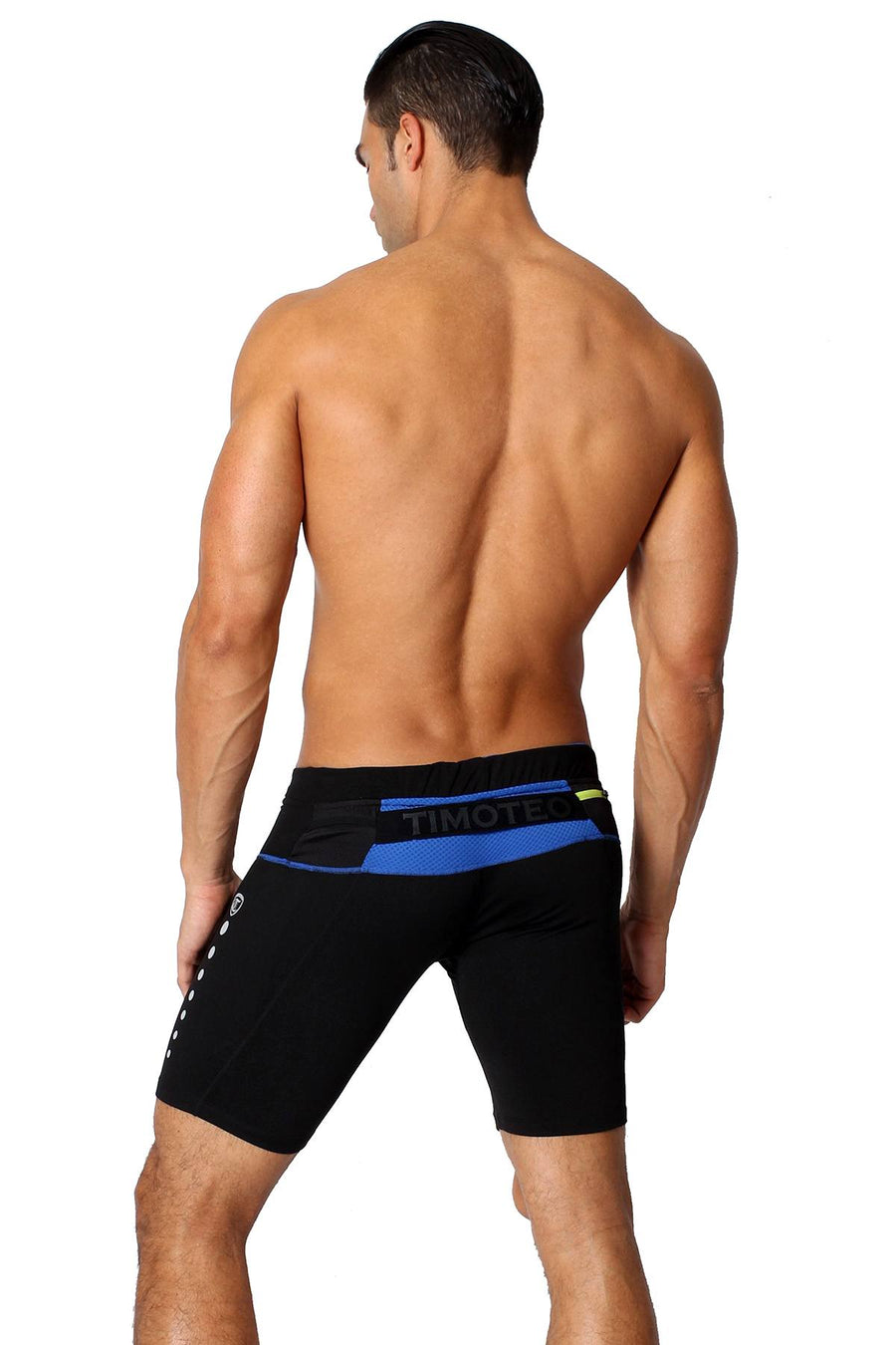 Timoteo Blue Power Stretch Short
