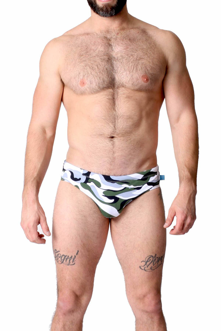 Timoteo Camouflage Lakeshore Low-Rise Swim Brief