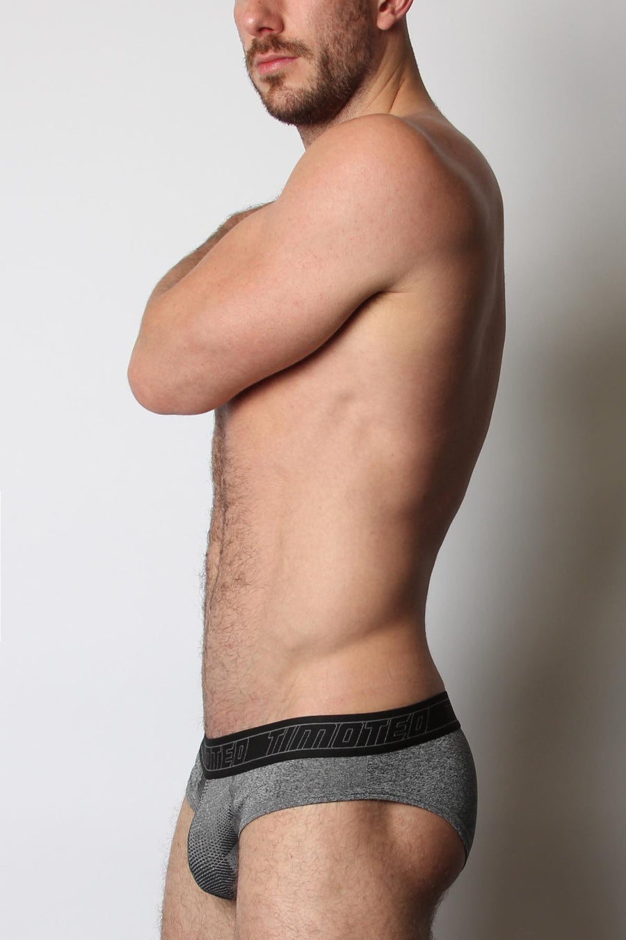 Timoteo Grey Aero Sport Brief
