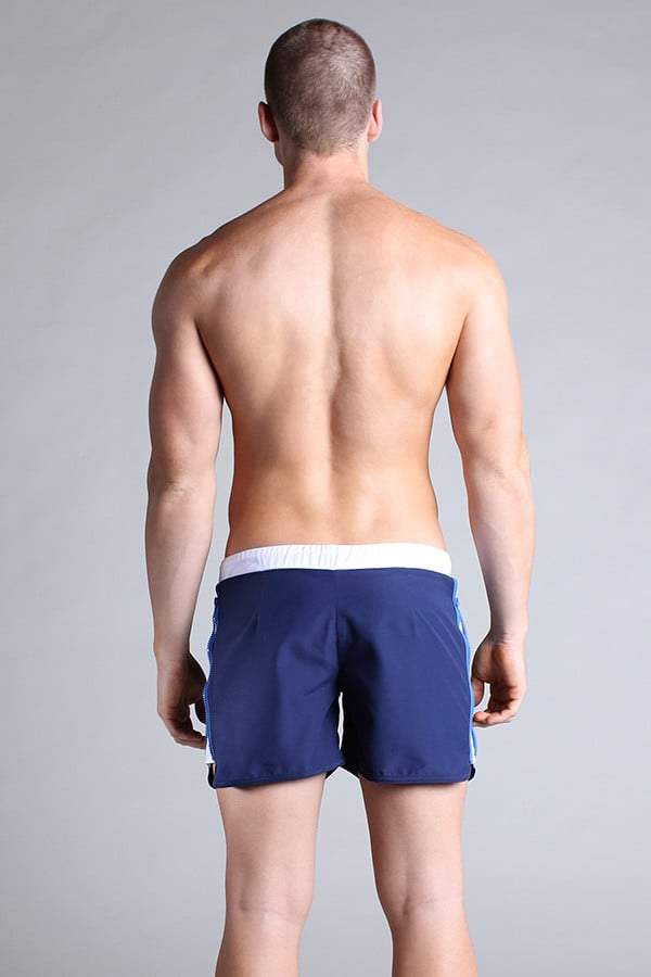 Timoteo Navy Zip Surf Board Short