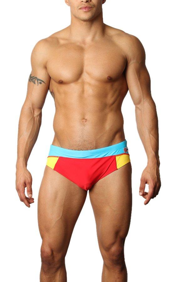 Timoteo Red Freestyle Swim Brief