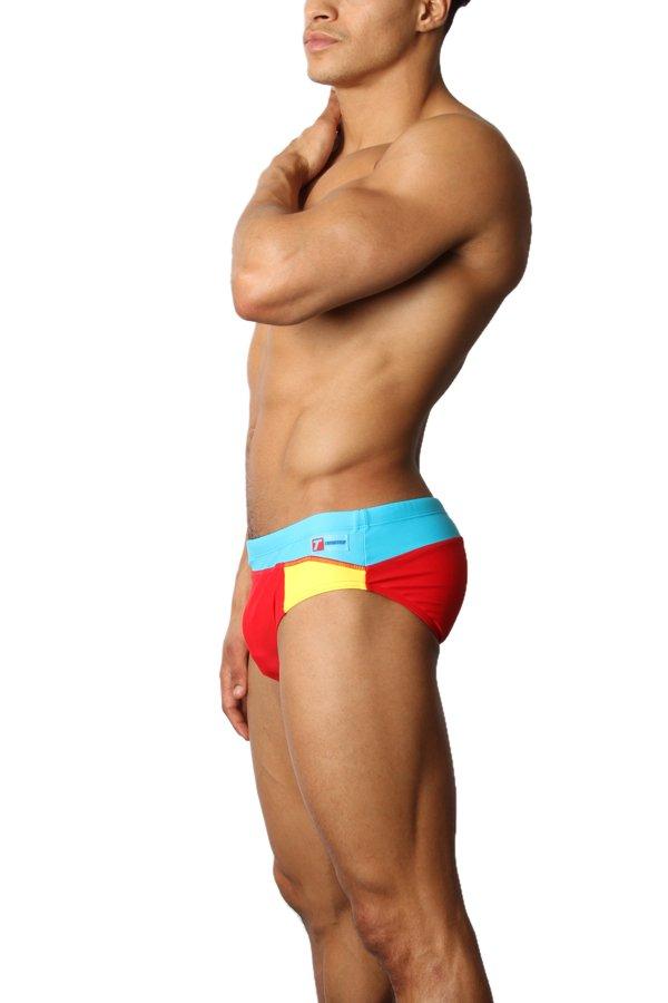 Timoteo Red Freestyle Swim Brief