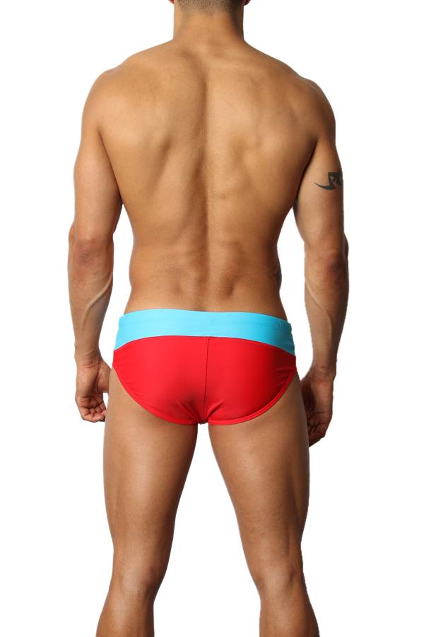 Timoteo Red Freestyle Swim Brief