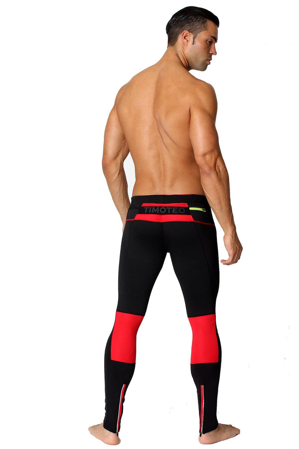 Timoteo Red Power Stretch Legging