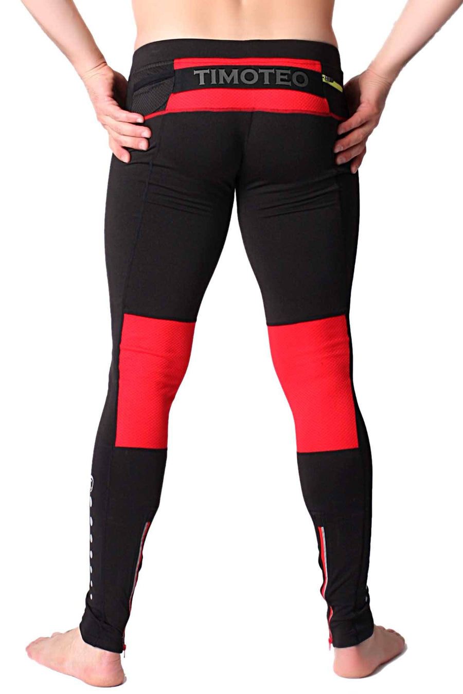 Timoteo Red Power Stretch Legging