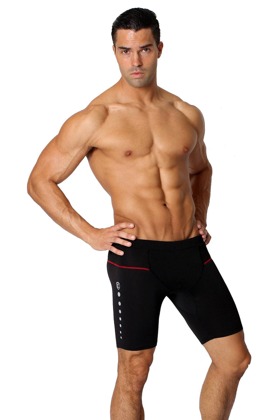 Timoteo Red Power Stretch Short