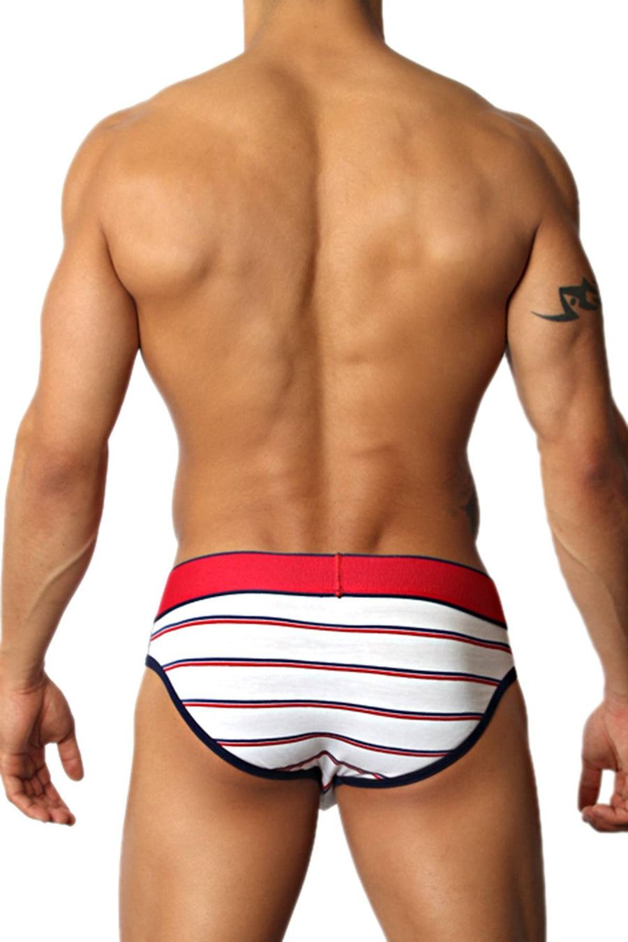 Timoteo White/Red Pacifica Brief