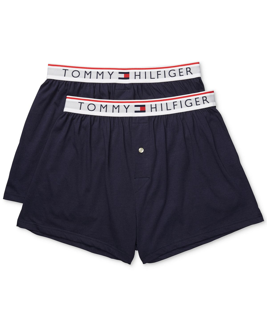 Tommy Hilfiger 2-pk. Modern Essentials Knit Boxers Blue Multi