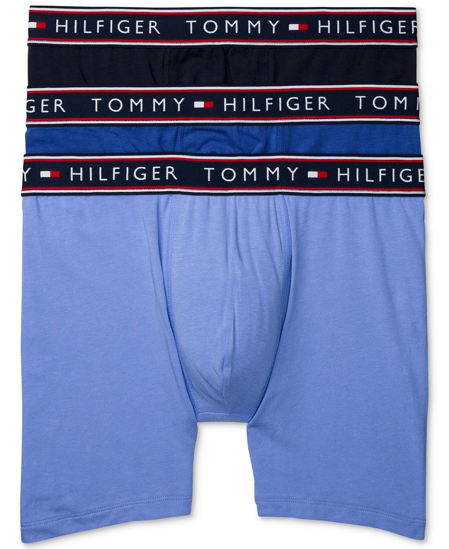 Tommy Hilfiger 3-pk. Cotton Stretch Boxer Briefs Persian Blue