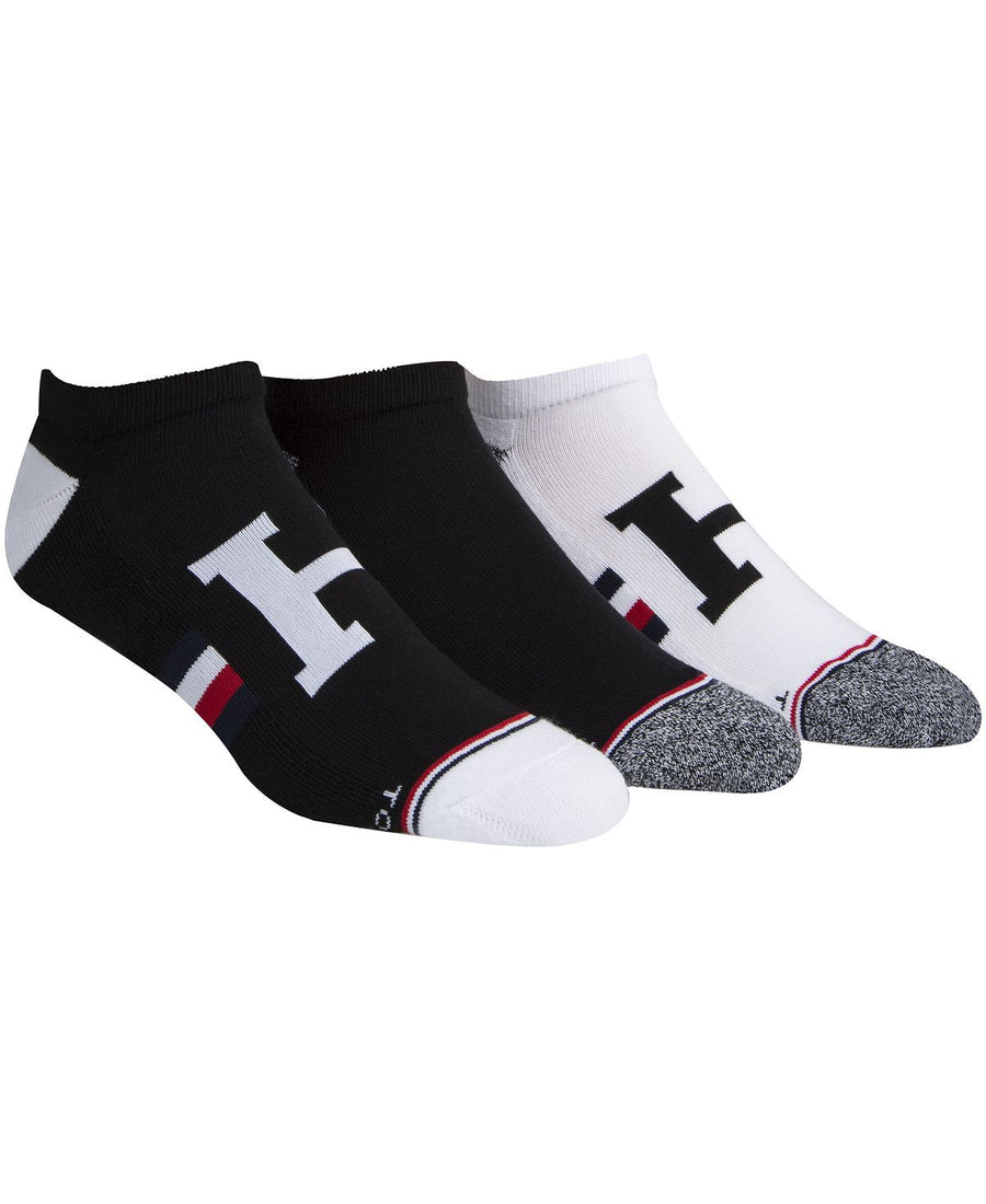 Tommy Hilfiger 3-pk. Low-cut Socks Black/Charcoal/White