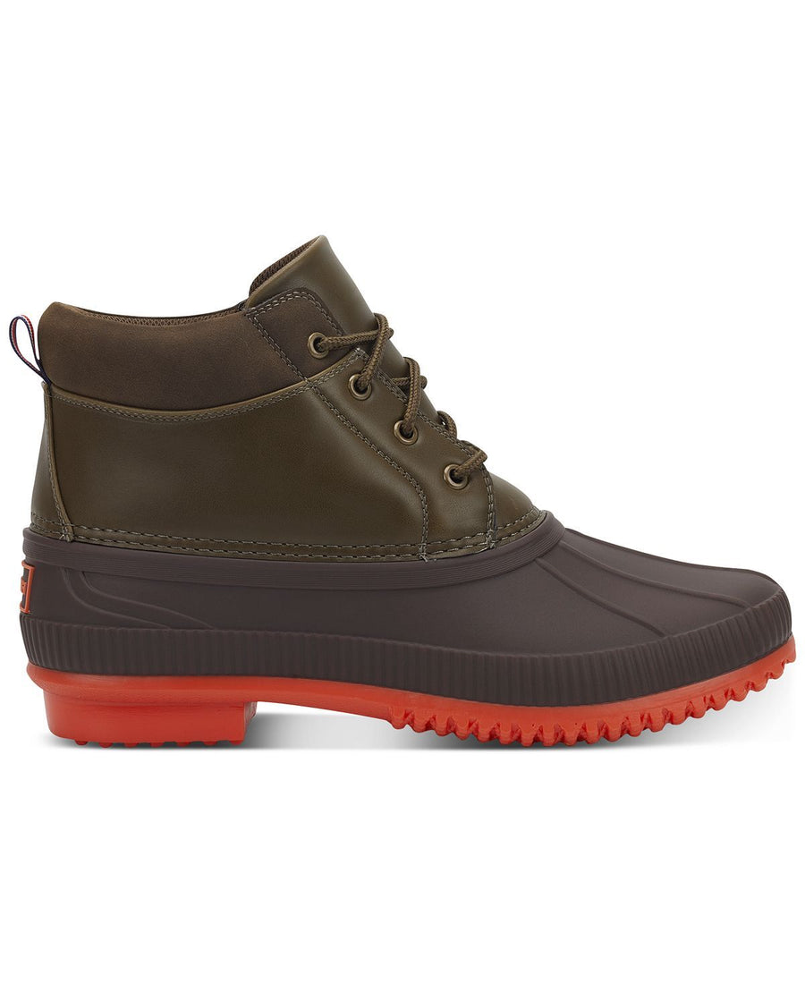 Tommy Hilfiger Celcius Duck Boots Brown Olive